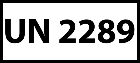 Nalepka UN2289 (FOLIA) 12x6cm (rolka po 250 sztuk nalepek)